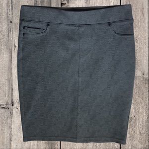 Liverpool Jeans Co |Herringbone Pencil Skirt, Size 4/27